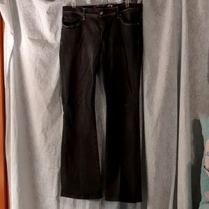 Seven7 Black Boot Leg Jeans